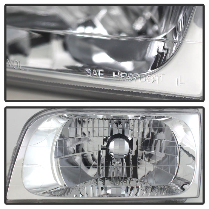 SPYDER Xtune Kia Sportage 98-02 Crystal Headlights Chrome HD-JH-KIASP98-C 9025525