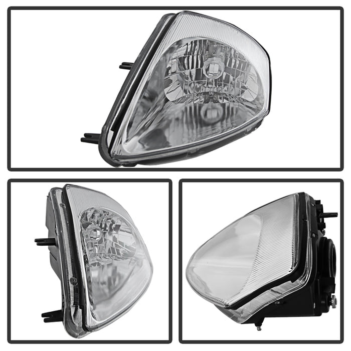 FR SPORT SPYDER Xtune Mitsubishi Eclipse 00-05 Crystal Headlights Chrome HD-JH-ME00-C 9023958 -...