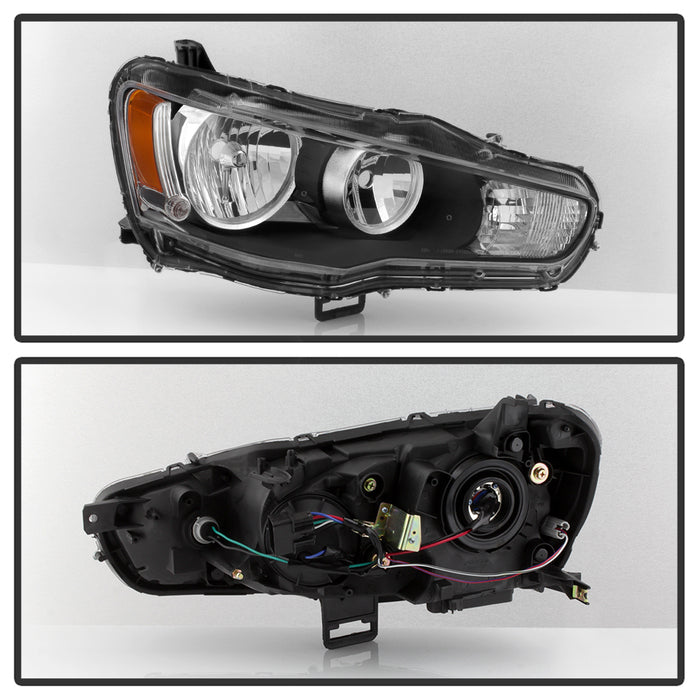 SPYDER xTune Mitsubishi Lancer 08-15 Passenger Side Headlights - OEM Right HD-JH-ML08-OE-R 9937460