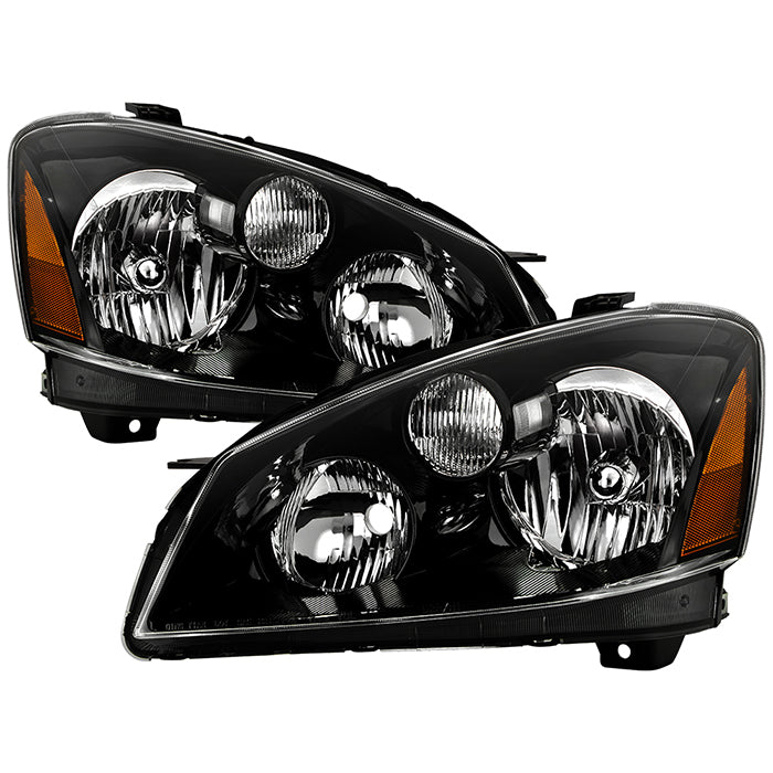 FR SPORT SPYDER Xtune Nissan Altima 05-06 Halogen Model Only OEM Style Headlights Black...