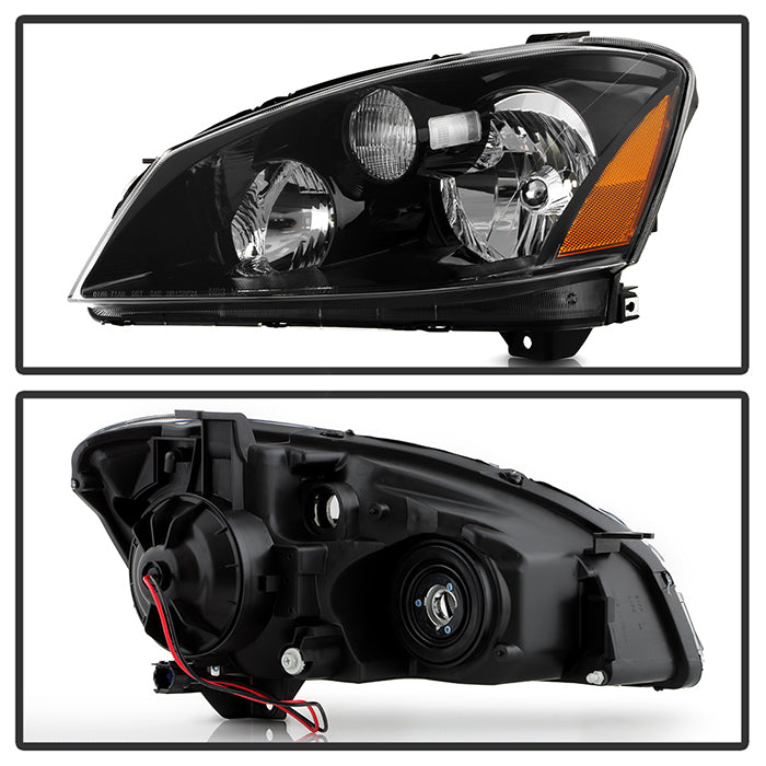 FR SPORT SPYDER Xtune Nissan Altima 05-06 Halogen Model Only OEM Style Headlights Black...