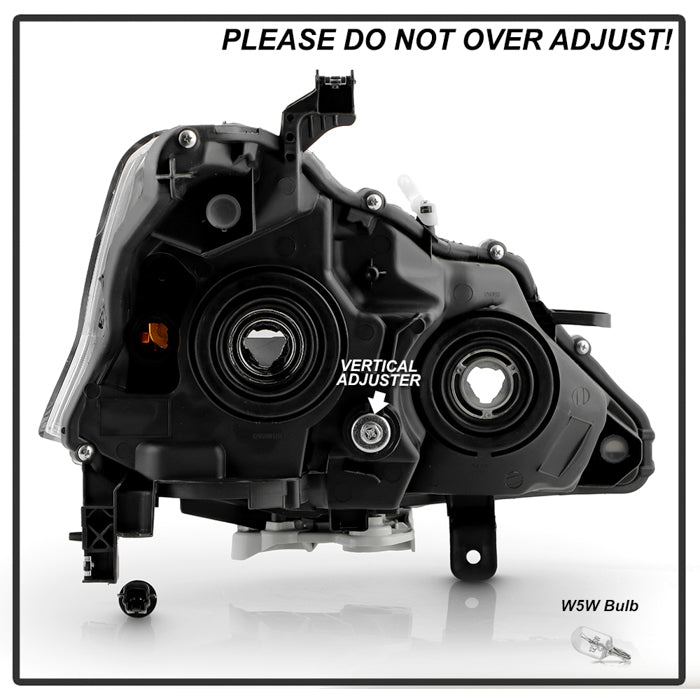 FR SPORT SPYDER xTune Nissan Altima 13-15 4Dr OE Style Headlights - Black HD-JH-NA134D-AM-BK...
