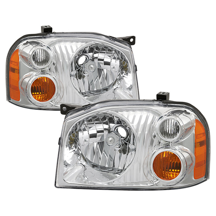 FR SPORT SPYDER xTune 01-04 Nissan Frontier OEM Headlights - Chrome (HD-JH-NF01-AM-C) 9042775 -...