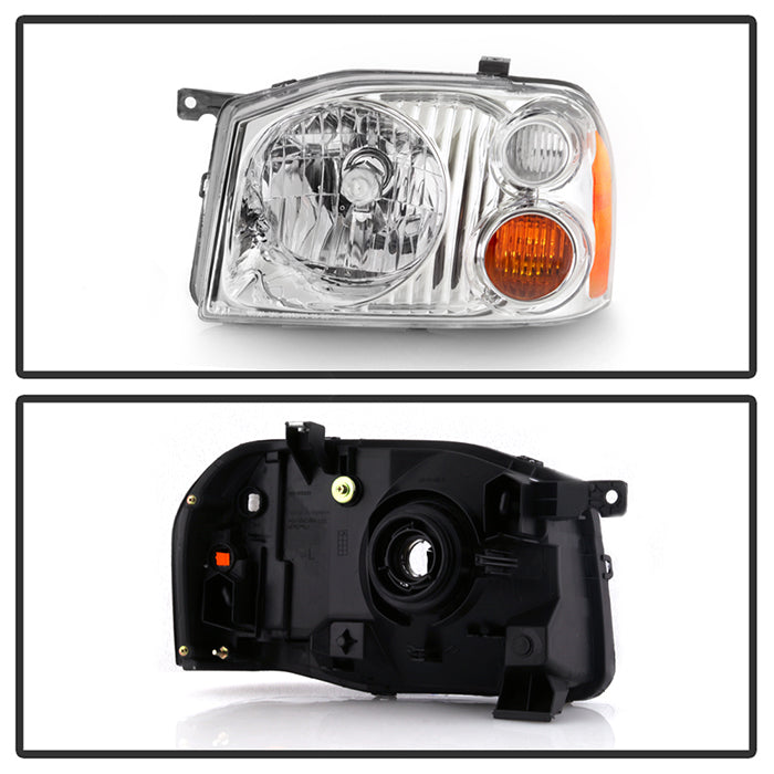 FR SPORT SPYDER xTune 01-04 Nissan Frontier OEM Headlights - Chrome (HD-JH-NF01-AM-C) 9042775 -...