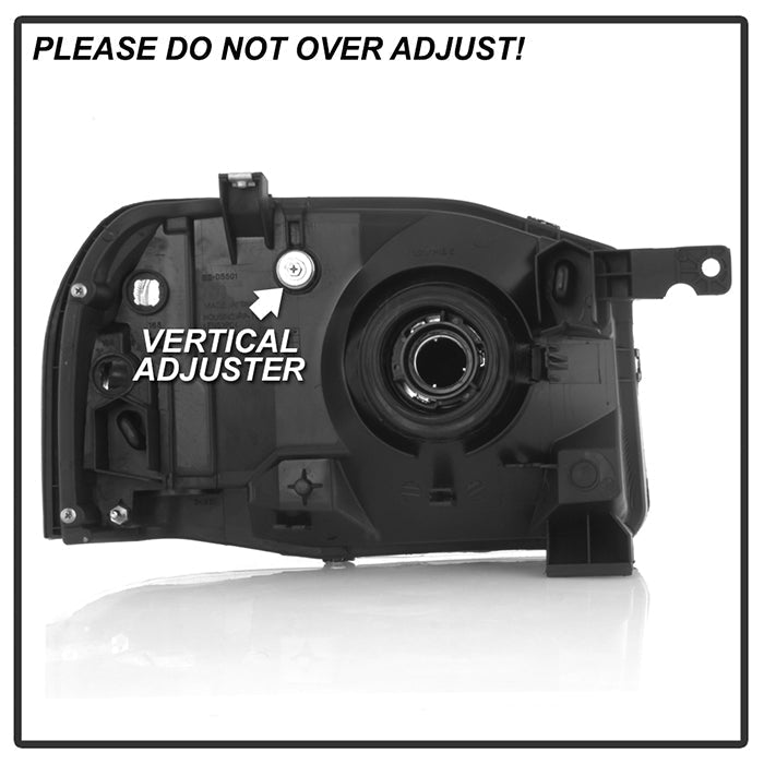 FR SPORT SPYDER xTune 01-04 Nissan Frontier OEM Headlights - Chrome (HD-JH-NF01-AM-C) 9042775 -...
