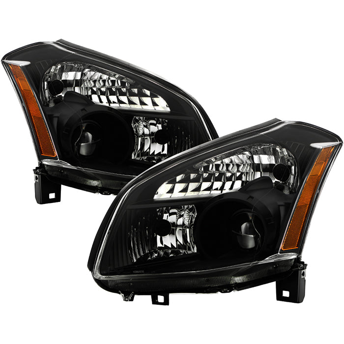 FR SPORT SPYDER Xtune Nissan Maxima (Halogen Only) 07-08 Crystal Headlights Black...
