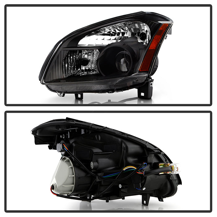 FR SPORT SPYDER Xtune Nissan Maxima (Halogen Only) 07-08 Crystal Headlights Black...