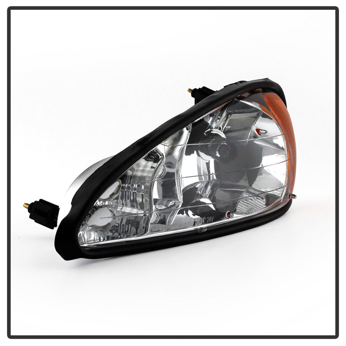 FR SPORT SPYDER Xtune Pontiac Grand Am 99-05 Crystal Headlights Chrome HD-JH-PGAM99-AM-C 9023514...