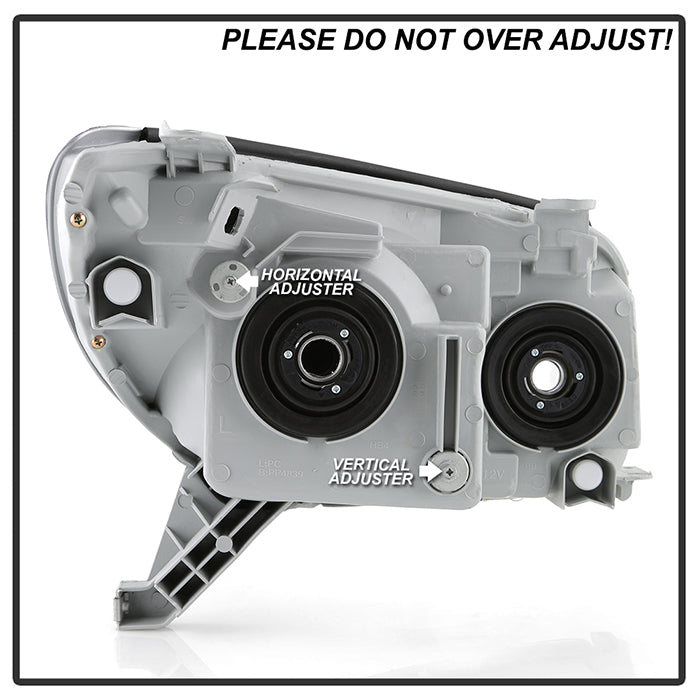 SPYDER Xtune Toyota 4Runner 03-05 Crystal Headlights Chrome HD-JH-T4R03-AM-C 9023576
