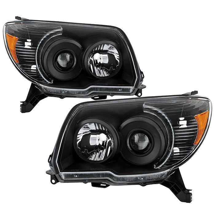 SPYDER Xtune Toyota 4Runner 06-09 Crystal Headlights Black HD-JH-T4R06-AM-BK 9023378