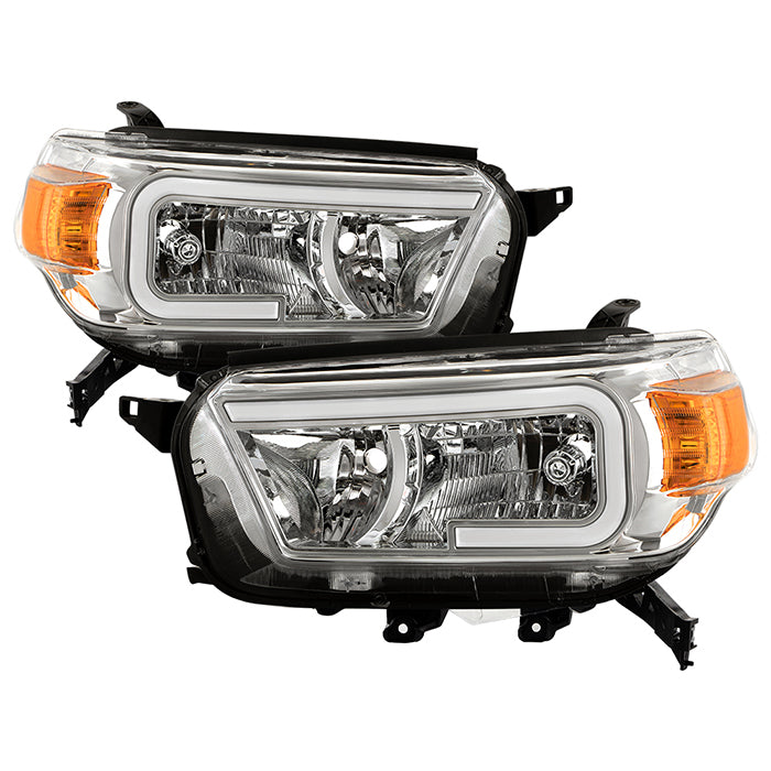 xTune Toyota 4Runner 2010-2013 LED Light Bar Headlights - Chrome - HD-JH-T4R10-LB-C 9050176