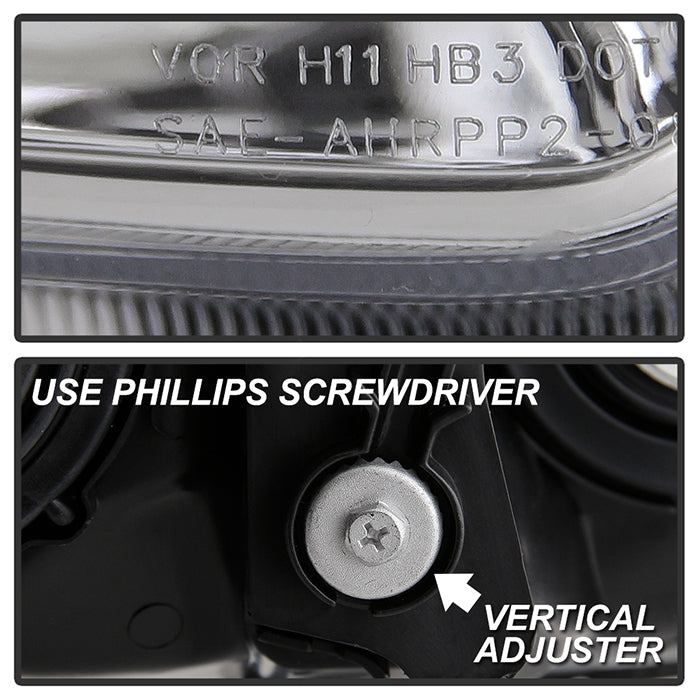 FR SPORT SPYDER Xtune 10-13 Toyota 4Runner OEM Style Headlights Chrome (HD-JH-T4R10-OE-C) 9049392...