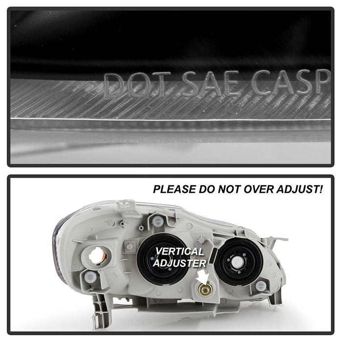 FR SPORT SPYDER Xtune Toyota Corolla 03-06 Crystal Headlights Black HD-JH-TC03-AM-BK 5073754 -...