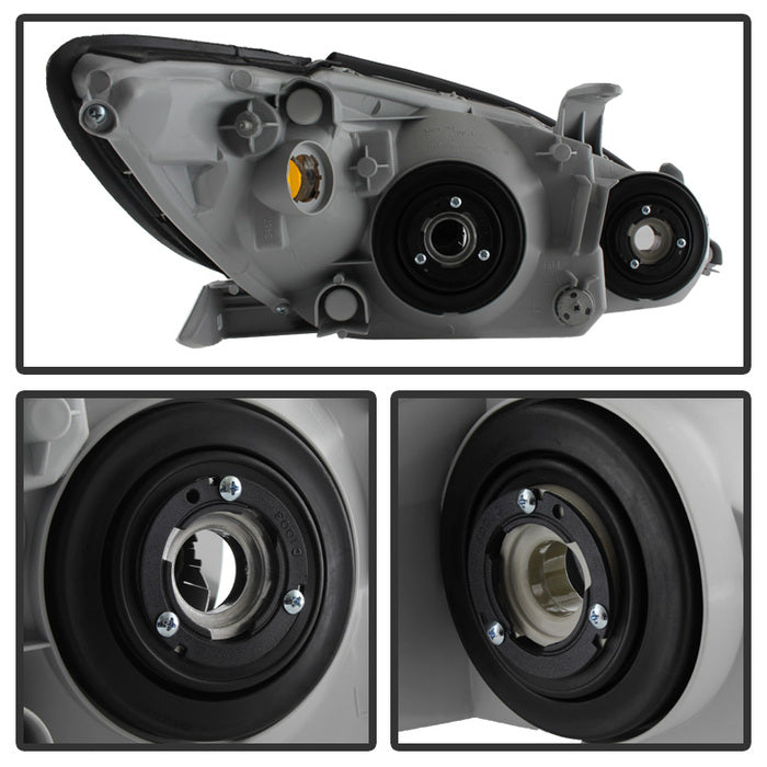 SPYDER Xtune Toyota Camry 2002-2004 OEM Style Headlights -Chrome HD-JH-TCAM02-AM-C 9029745