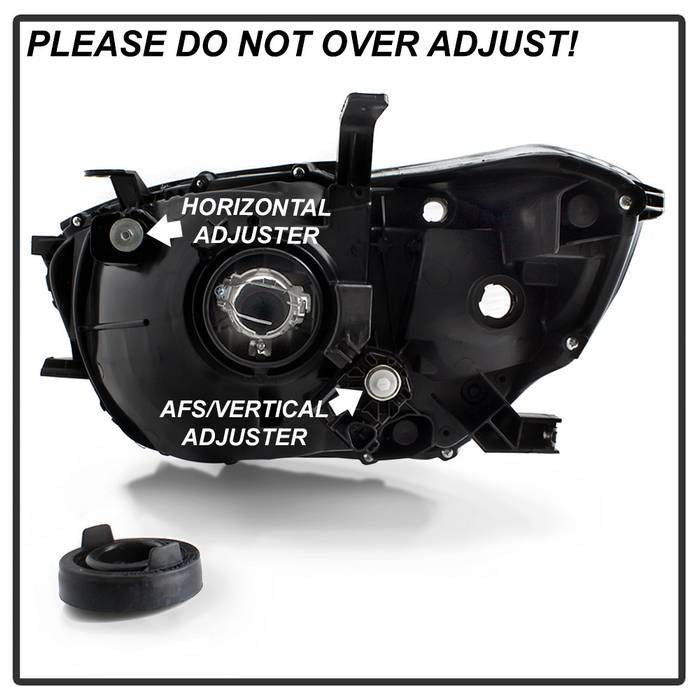 FR SPORT SPYDER xTune 08-10 Toyota Highlander (Excl Hybrid/Sport) OEM Style Headlights - Chrome...