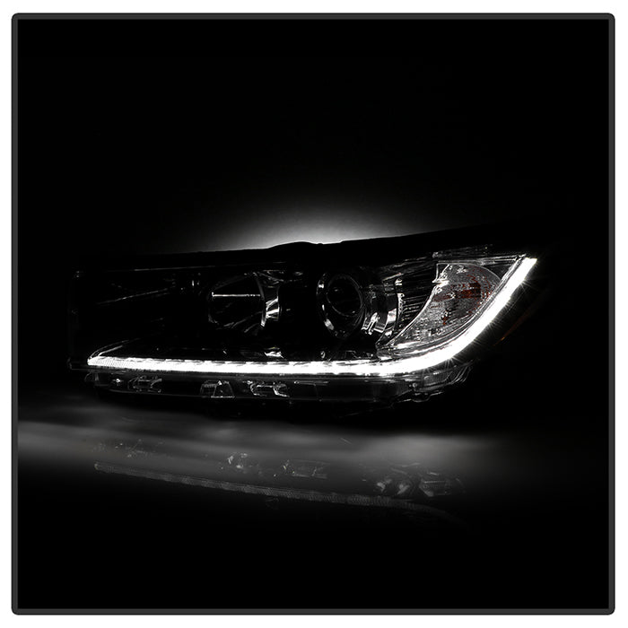 FR SPORT xTune Toyota Highlander 17-19 w/LED DRL Halogen Headlight - OE Black Left...