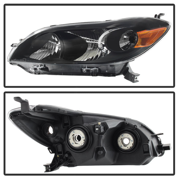 FR SPORT SPYDER xTune 09-13 Toyota Matrix OEM Style Headlights - Black (HD-JH-TM09-AM-BK) 9039164...
