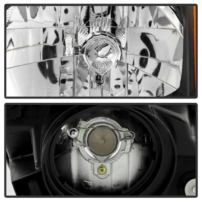 SPYDER xTune Toyota Prius Halogen Models Only 06-09 OEM Style Headlights - Black HD-JH-TPRI06-AM-BK 9035968
