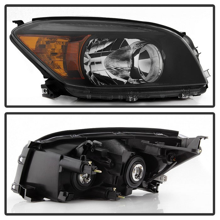 SPYDER xTune 06-08 Toyota RAV4 OEM Style Headlights - Black (HD-JH-TRAV06-AM-BK) 9042850