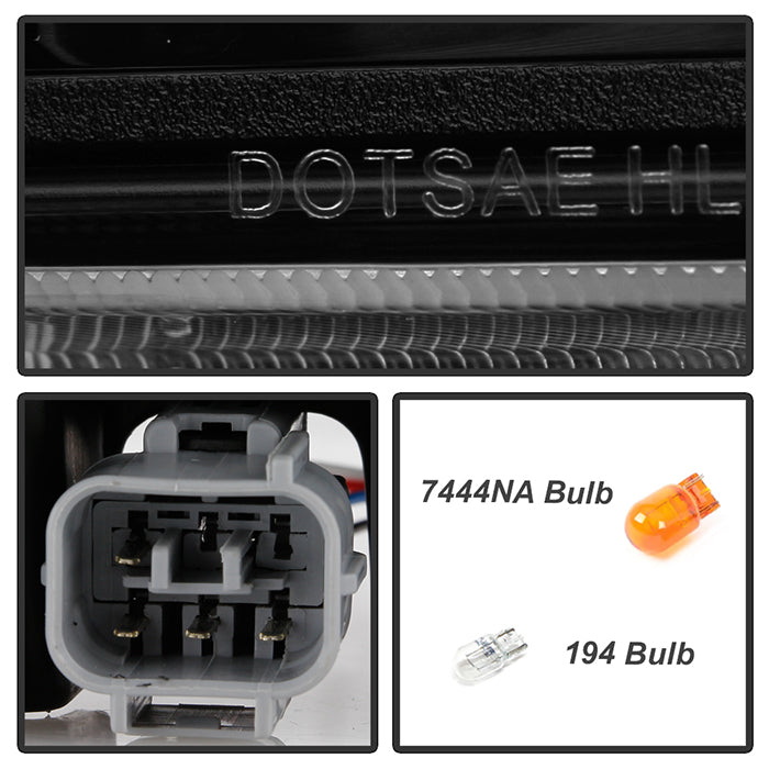 xTune Toyota RAV4 19-20 Driver Side Black Bezel LED Headlights - OE Left HD-JH-TRAV419-OE-BK-L 9949159