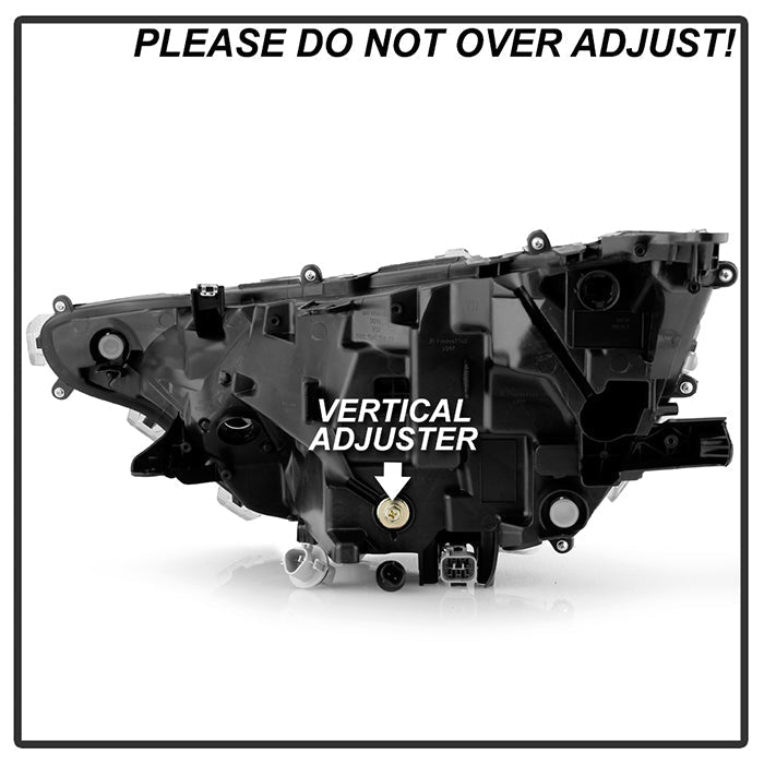 xTune Toyota RAV4 19-20 Passenger Side Black Bezel LED Headlights - OE Right HD-JH-TRAV419-OE-BK-R 9949166