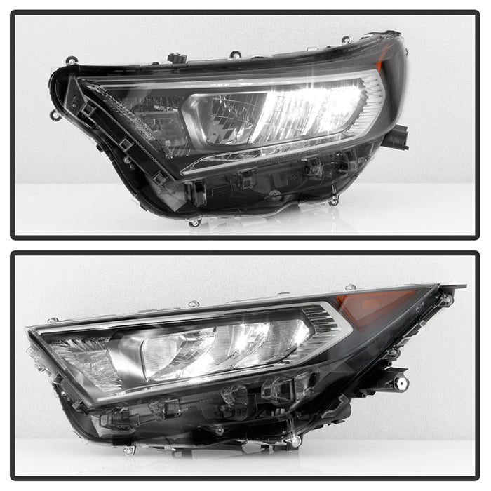 FR SPORT xTune Toyota RAV4 19-20 Driver Side Chrome Bezel LED Headlights- OE Left...