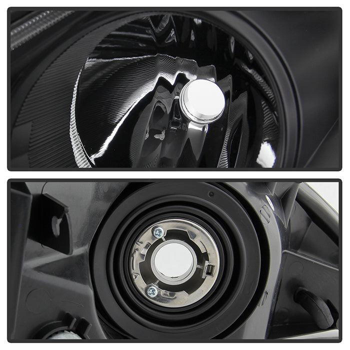SPYDER xTune 04-05 Toyota Sienna Halogen ONLY OEM Style Headlights - Black (HD-JH-TSIE04-AM-BK) 9047565