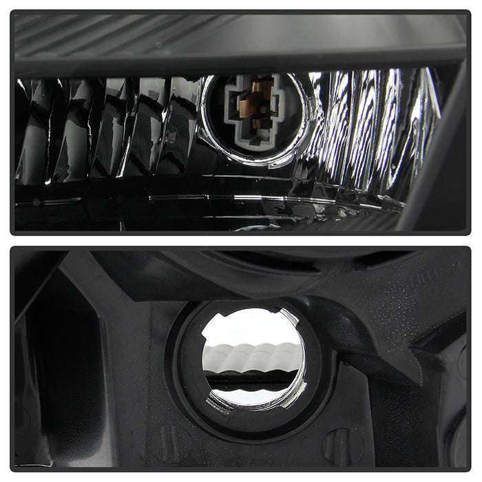 SPYDER xTune 04-05 Toyota Sienna Halogen ONLY OEM Style Headlights - Black (HD-JH-TSIE04-AM-BK) 9047565