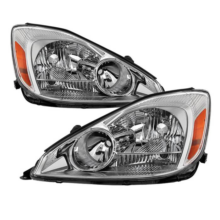 FR SPORT SPYDER Xtune Toyota Sienna 2004-2005 Halogen Only OEM Style Headlights Chrome...