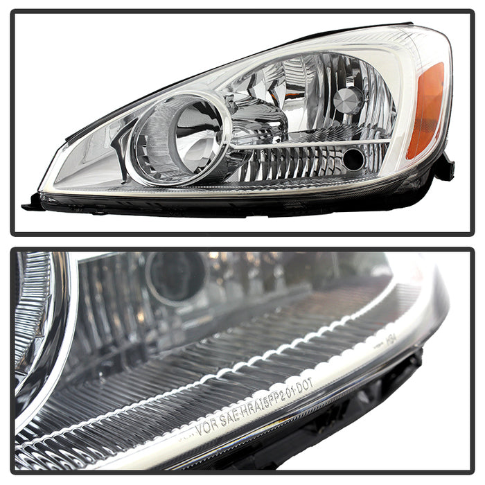 FR SPORT SPYDER Xtune Toyota Sienna 2004-2005 Halogen Only OEM Style Headlights Chrome...