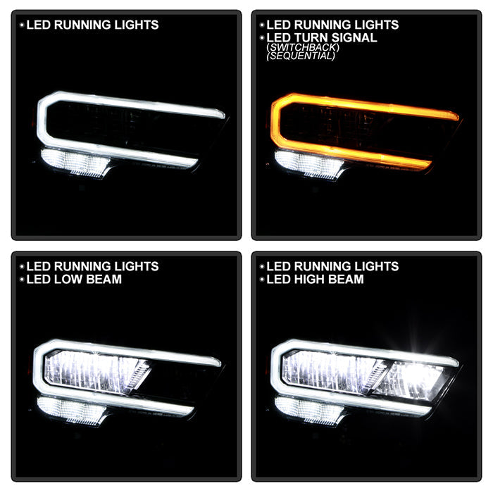 FR SPORT SPYDER Xtune 20-22 Toyota Tacoma Full LED w/DRL Headlight - OE Right...