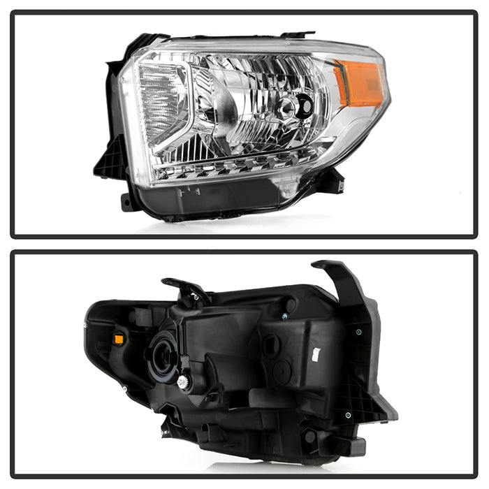 FR SPORT SPYDER xTune 14-17 Toyota Tundra w/o Running Lights OEM Style Halogen Headlights - Chrm...