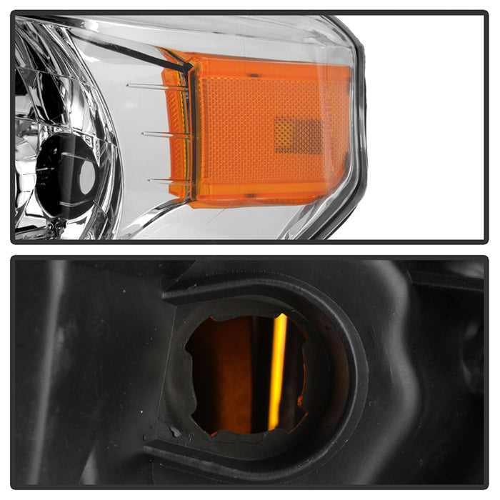 FR SPORT SPYDER xTune 14-17 Toyota Tundra w/o Running Lights OEM Style Halogen Headlights - Chrm...