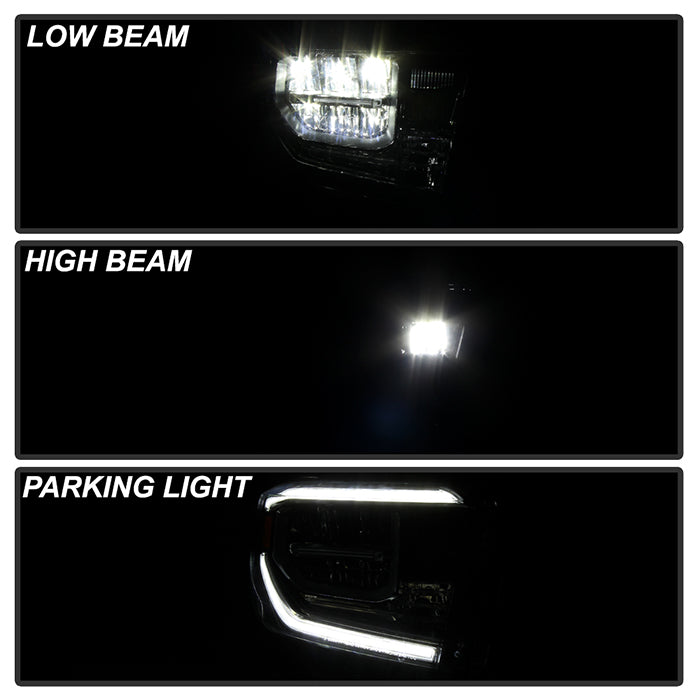 FR SPORT xTune Toyota Tundra 18-20 (Fit LED Only) OEM Style Headlights - Smoke Right...