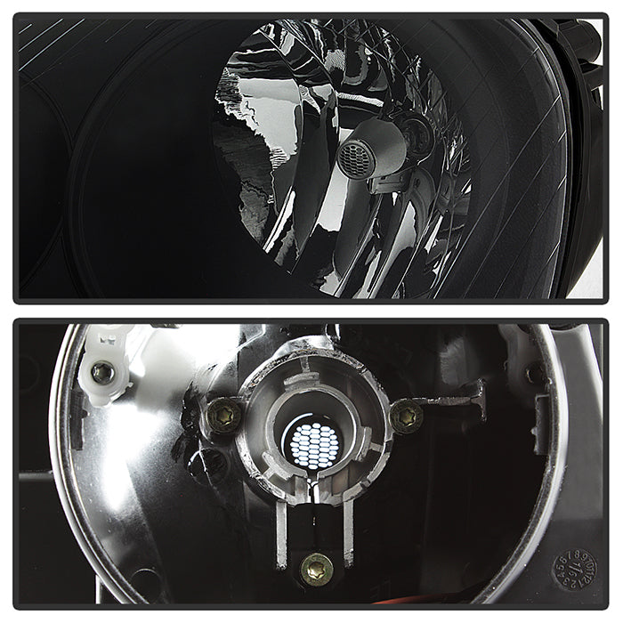 FR SPORT SPYDER xTune Volkswagen Golf 06-09 OEM Style Headlights Black - OEM Black HD-JH-VJ06-BK...