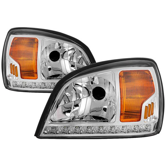 SPYDER xTune 00-05 Cadillac Deville Crystal Headlights - Chrome (HD-ON-CADDEV00-C) 9040375