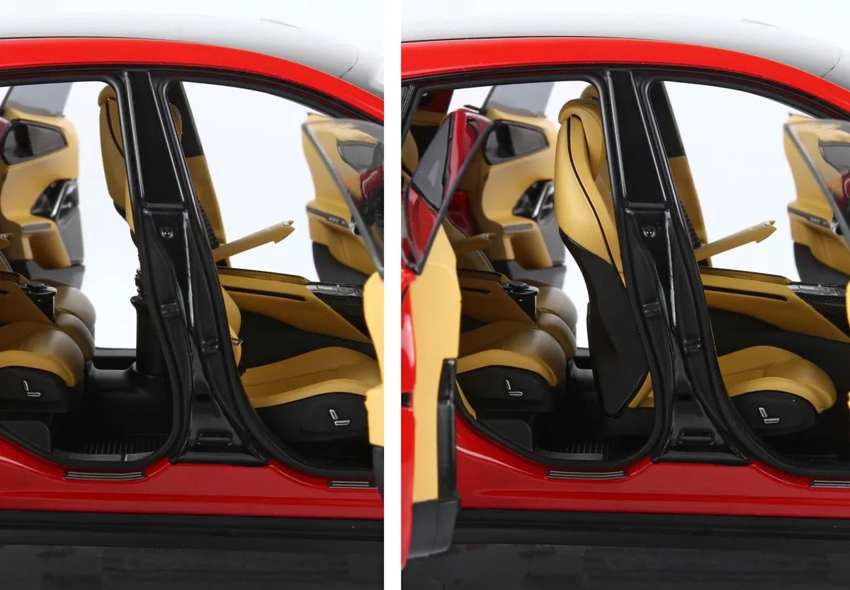 BBR 2022 Ferrari Purosangue w/ Panoramic Sunroof Rossa Corsa WITH DISPLAY 1:18