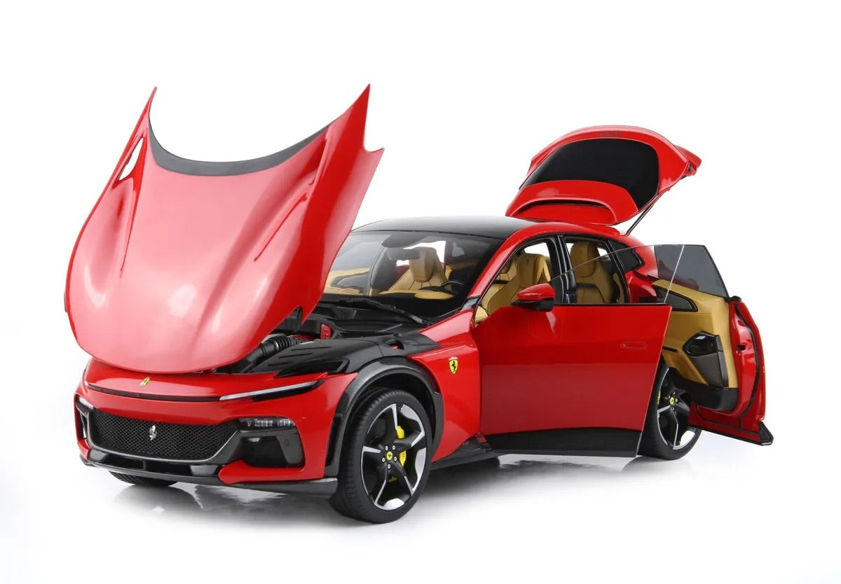 BBR 2022 Ferrari Purosangue w/ Panoramic Sunroof Rossa Corsa 1:18