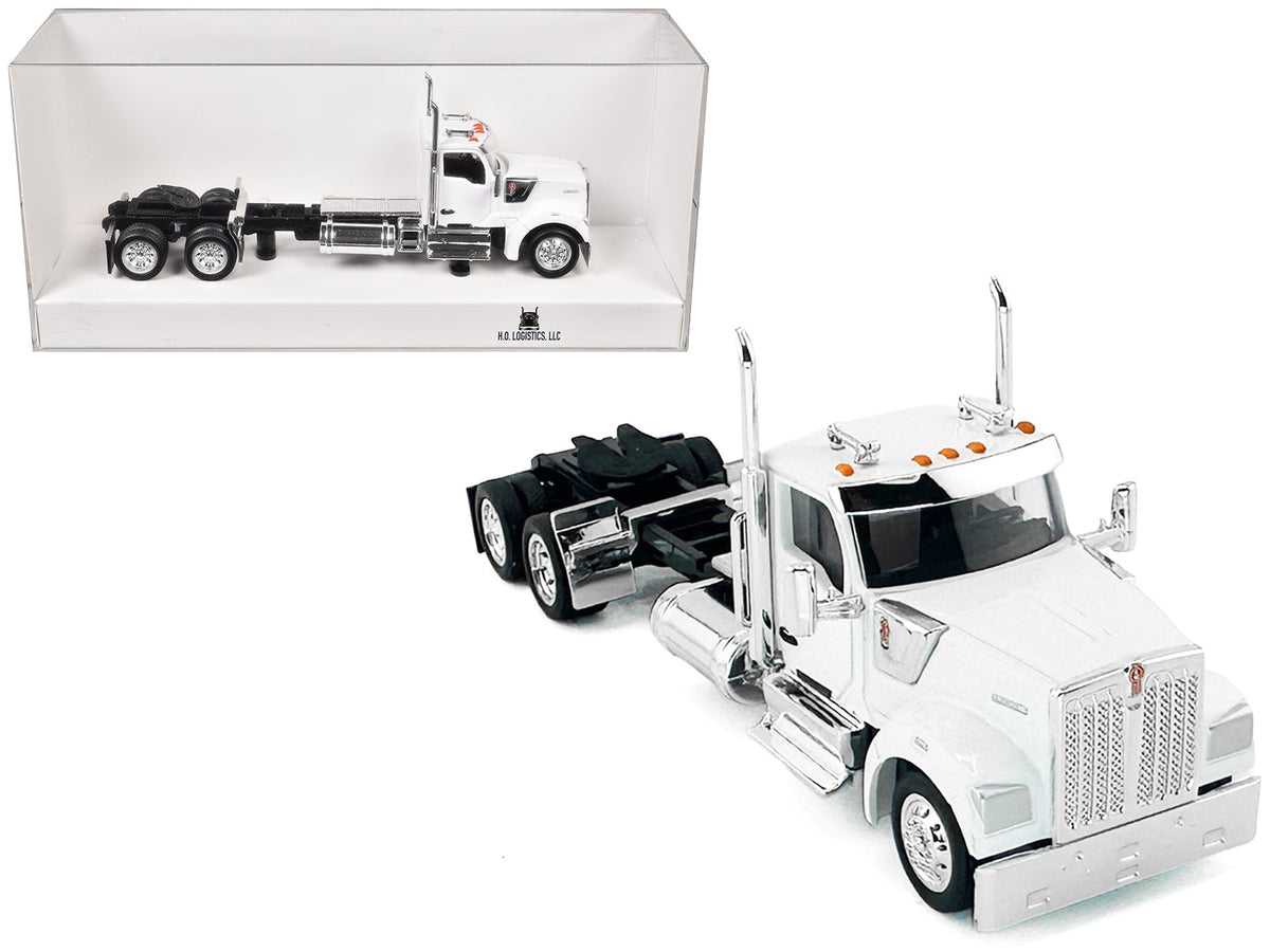 Rapid Vehicles Kenworth W990 2-Axel Day Cab White 1/87 (HO) Plastic Model Car by HO Logistics ...