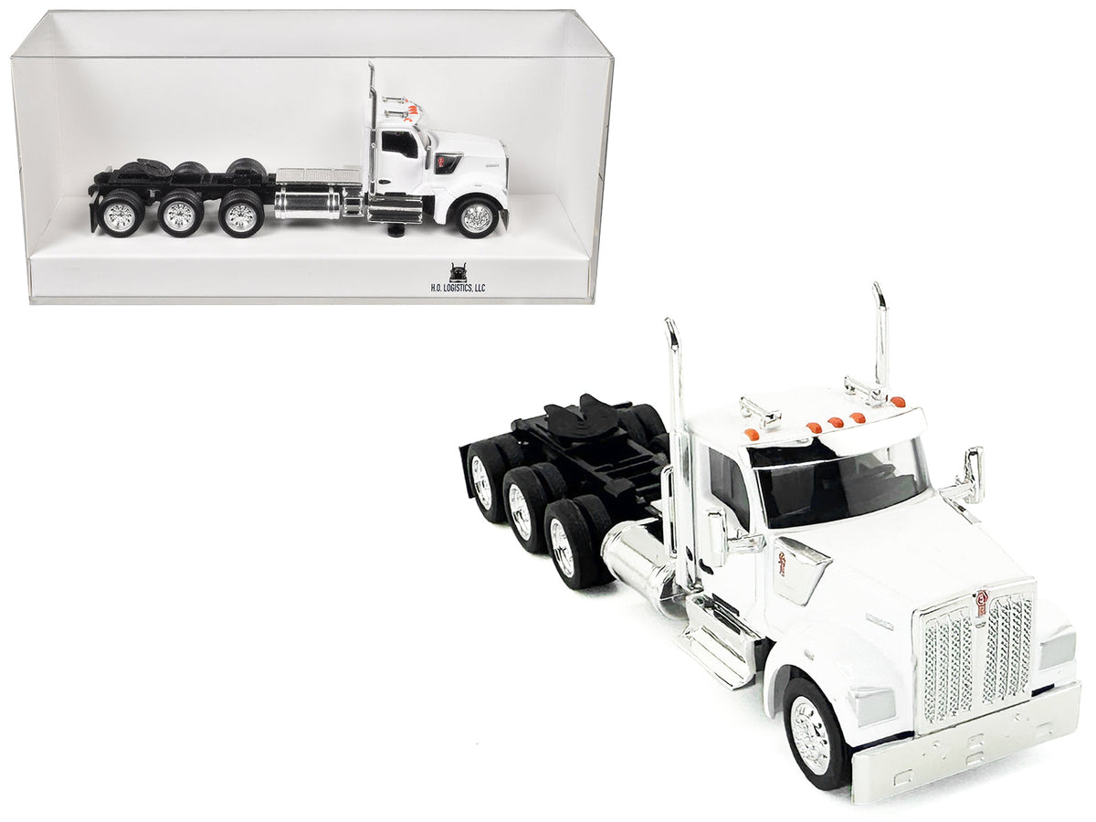 Rapid Vehicles Kenworth W990 3-Axel Day Cab White 1/87 (HO) Plastic Model Car by HO Logistics ...