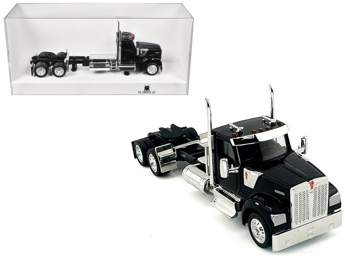Rapid Vehicles Kenworth W990 2-Axel Day Cab Black 1/87 (HO) Plastic Model Car by HO Logistics ...