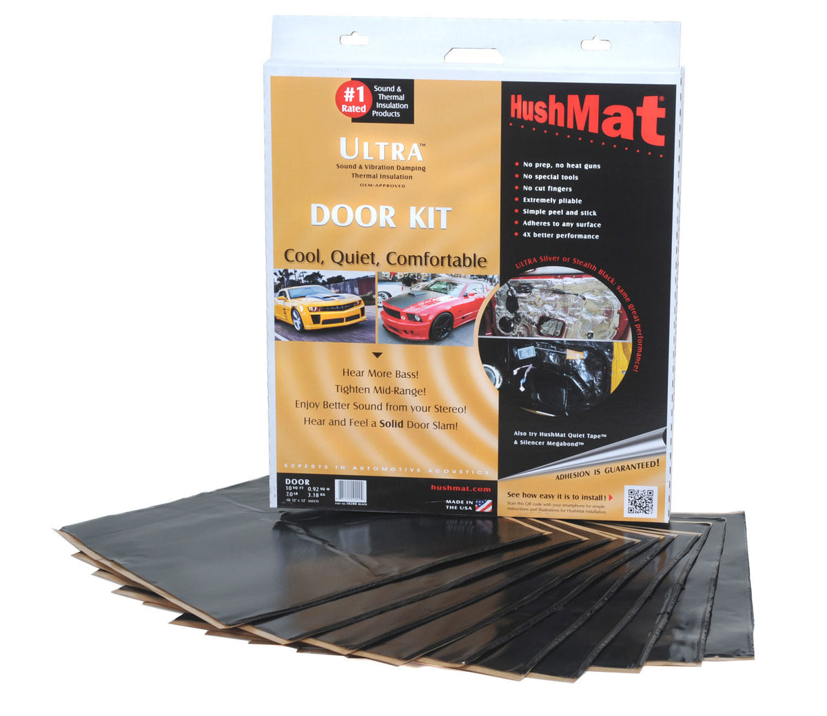 Ultra Door Kit- 10 pc 12in.x12in. Black - 10200