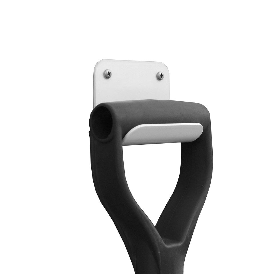 Shovel Holder Wall Mount White - HRP6391WHT
