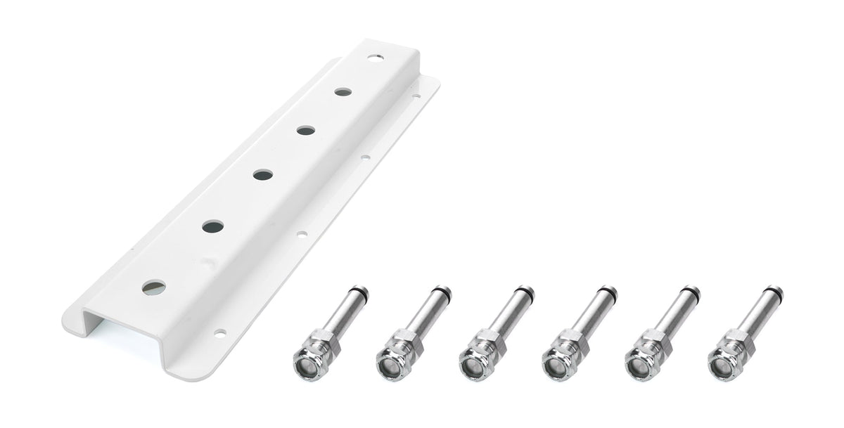 Radius Rod Insert Top Mnt-Double Stack 15in L - HRP6521D15WHT