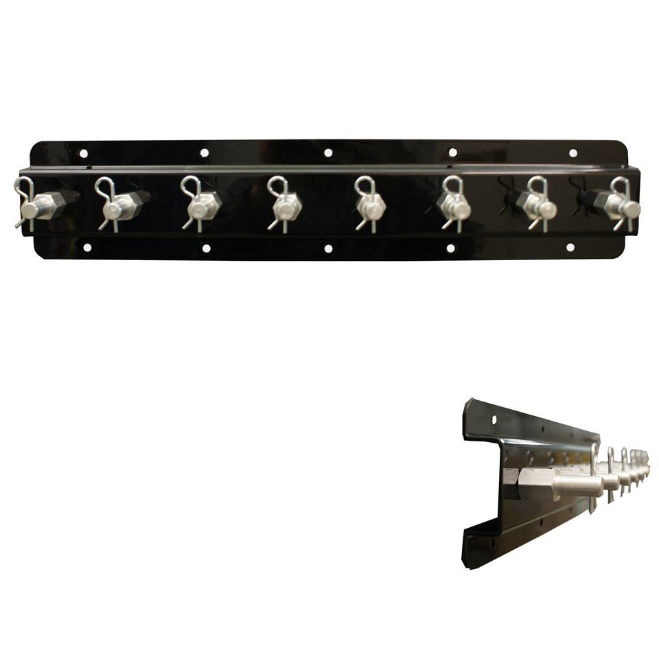 Shock Mount Single Stack 20in Long Black - HRP6524S20BLK
