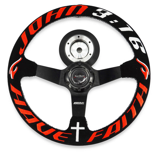 Bull Boost Performance Have Faith Steering Wheel + Hub Adapter Kit For  BMW E46 M3 316 318 320...