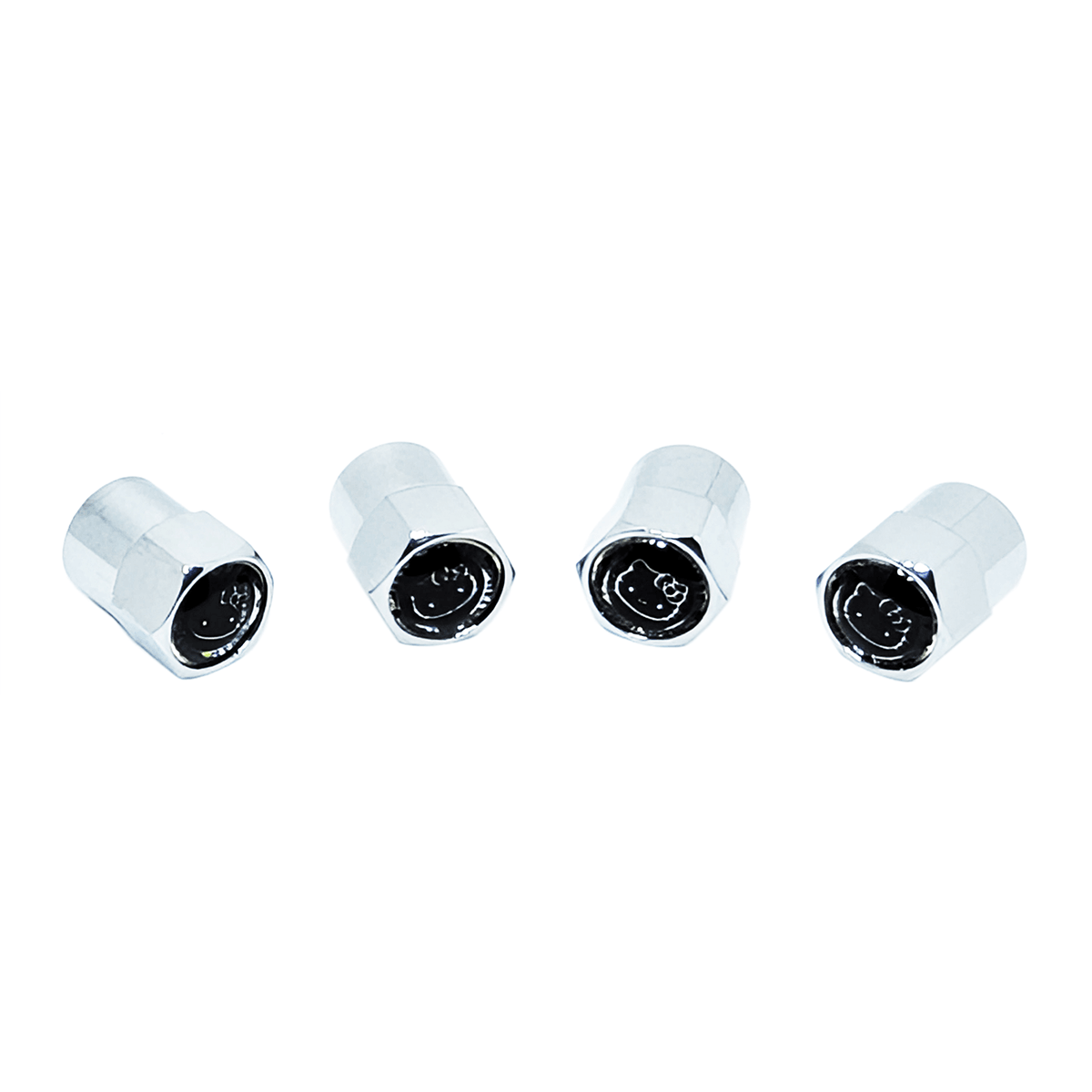 Chrome Valve Stem Tire Caps, Style: Kitty