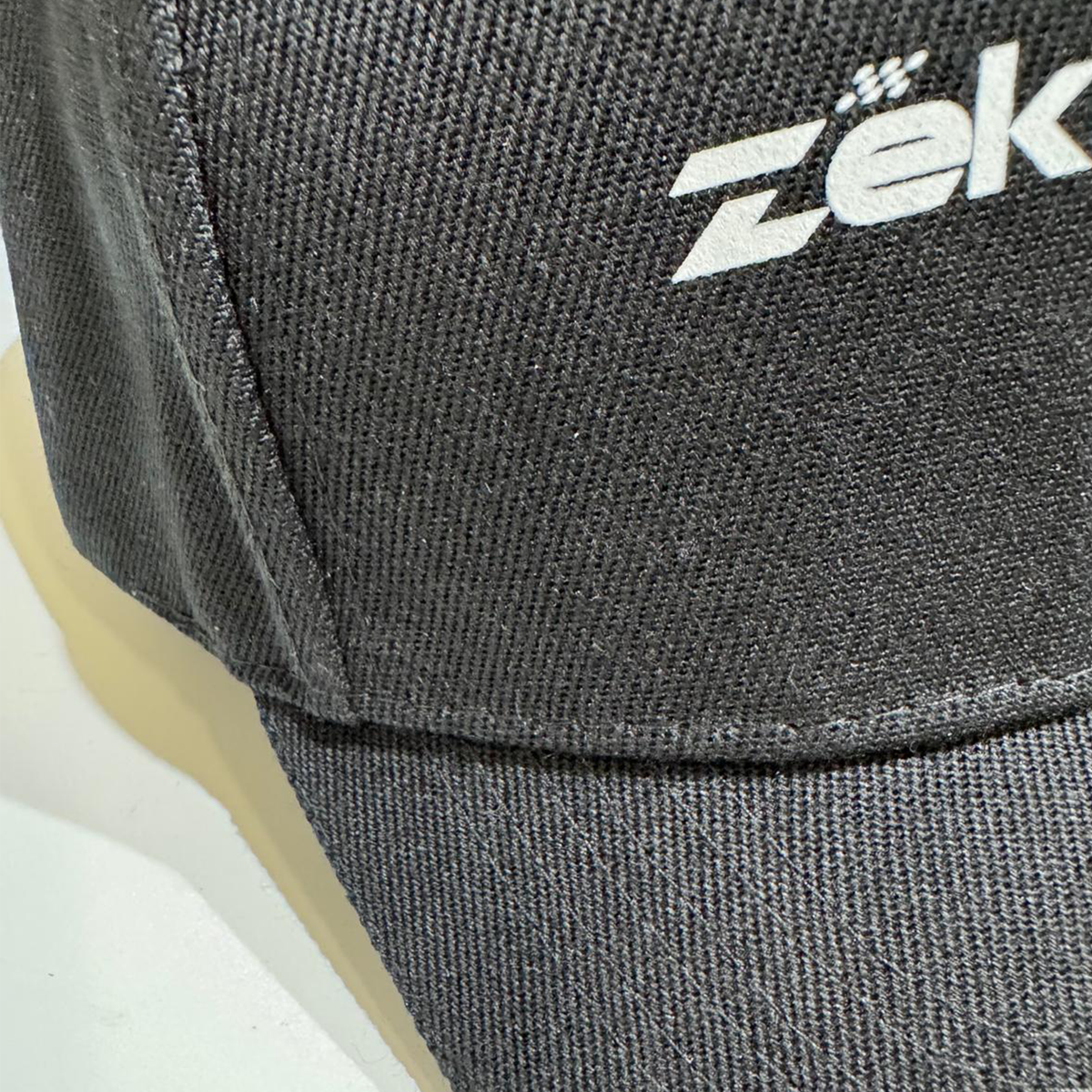 Black ZeknovaUS Hat w/ WhiteFront Brim