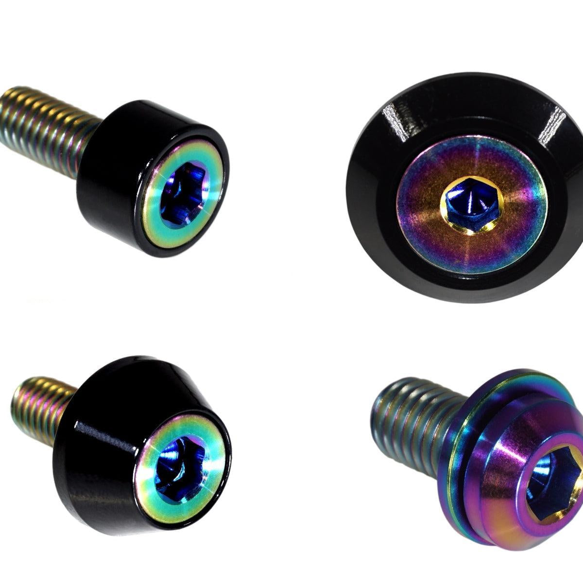 ZSPEC Hood Latch & Hinges Fasteners for '22+ Nissan Frontier D41, Titanium & Billet