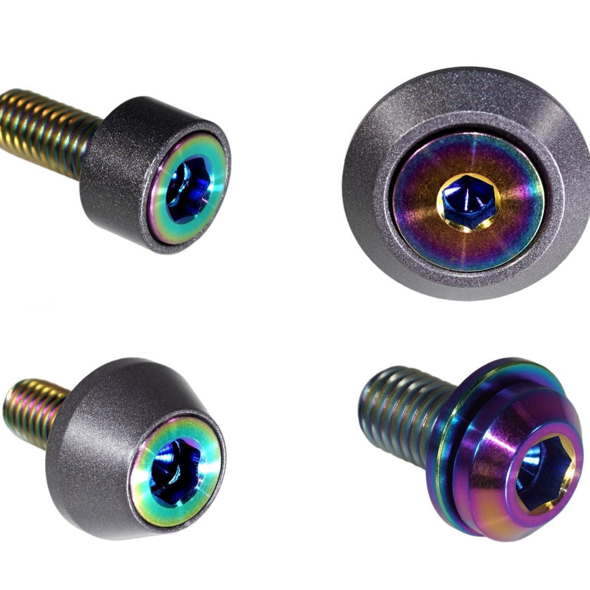 ZSPEC Interior Dress Up Bolts® Fastener Kit for 21+ Ford Bronco 2.7L, Titanium & Billet